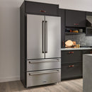 Thor Kitchen 6-Piece Appliance Package - 36-Inch Electric Range, Pro-Style Wall Mount Range Hood, Refrigerator, Dishwasher, Microwave, and Wine Cooler in Stainless Steel