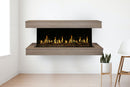 Modern Flames Orion Multi 88'' Electric Fireplace Wall Mount Studio Suite | Coastal Sand