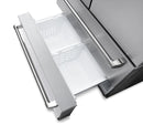 Thor Kitchen 5-Piece Appliance Package - 36-Inch Electric Range, Pro-Style Wall Mount Range Hood, Refrigerator, Dishwasher, and Microwave in Stainless Steel