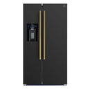 Forno Espresso Salerno 36-inch 20 cu.ft Side-by-Side Refrigerator with Water Dispenser