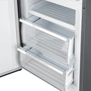 FORNO Guardia 46.8-Inch 21.6 cu.ft. Side-by-Side Bottom Freezer Refrigerator in Stainless Steel