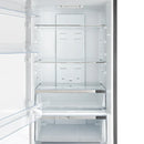 FORNO Guardia 46.8-Inch 21.6 cu.ft. Side-by-Side Bottom Freezer Refrigerator in Stainless Steel
