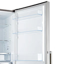FORNO Guardia 46.8-Inch 21.6 cu.ft. Side-by-Side Bottom Freezer Refrigerator in Stainless Steel