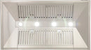 Kucht Professional 48 in. 6.7 cu ft. Natural Gas Range, Range Hood, Microwave Drawer, Dishwasher Package, AP-KNG481-S-4