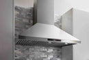 Thor Kitchen 6-Piece Appliance Package - 36-Inch Electric Range, Wall Mount Range Hood, Refrigerator, Dishwasher, Microwave, and Wine Cooler in Stainless Steel