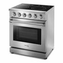 Thor Kitchen 4-Piece Appliance Package - 30-Inch Electric Range, French Door Refrigerator, Dishwasher, and Microwave Drawer in Stainless Steel