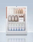 Accucold 24" Wide Built-In Beverage Center with Antimicrobial Pure Copper Handle ADA Compliant