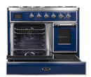 ILVE 40 Inch Majestic II Series Natural Gas/ Propane Gas Burner and Electric Oven with 6 Sealed Burners (UMD10FDNS3)