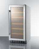 Summit 15" Wide Built-In Wine Cellar, ADA Compliant