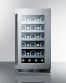 Summit 18" Wide Built-In Wine Cellar