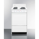 Summit 20" Wide Electric Coil Top Range