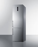 Summit 24" Wide Bottom Freezer Refrigerator With Icemaker