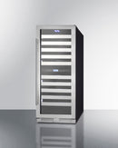 Summit 24" Wide Dual-Zone Wine Cellar