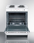 Summit 24" Wide Electric Coil Top Range