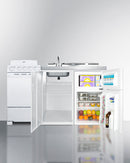 Summit 60" Wide All-in-One Kitchenette with Electric Coil Range Full