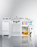 Summit 60" Wide All-in-One Kitchenette with Gas Range Full