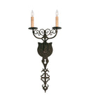 Meyda 11" Wide Merano 2 Light Wall Sconce '119049