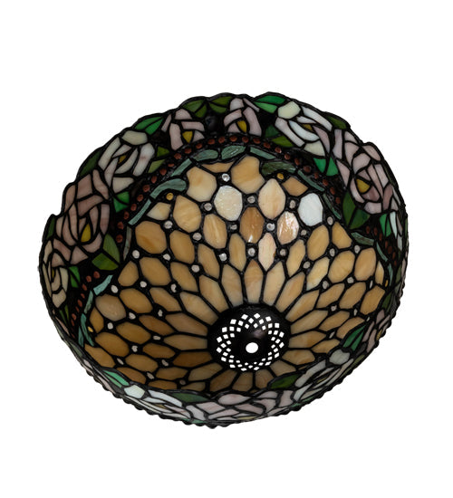 Meyda 12" Wide Jeweled Rose Shade- 10060