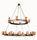 Meyda 165"W Chappell 24 LT Two Tier Chandelier '100641