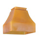 Meyda 5"Sq Bungalow Frosted Amber Shade '101510