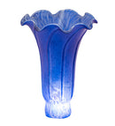 Meyda 4" Wide X 6" High Blue Pond Lily Shade '10165
