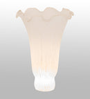 Meyda 4" Wide X 6" High White Pond Lily Shade '10171