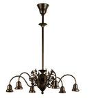 Meyda 27"W Early Electric 6 Arm Chandelier Hardware'101916