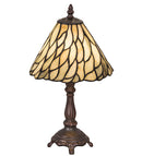 Meyda 13"H Willow Jadestone Mini Lamp '103041