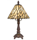 Meyda 13"H Willow Jadestone Mini Lamp '103041