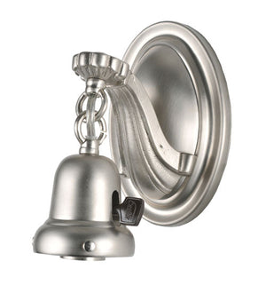 Meyda 7"H 1 LT BRUSHED NICKEL WALL SCONCE'103946