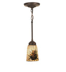 Meyda 4.5" Wide Pine Barons Mini Pendant '104974