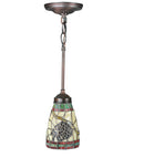 Meyda 5"W Pinecone Mini Pendant '106294