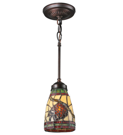 Meyda 5"W Pinecone Mini Pendant '106294