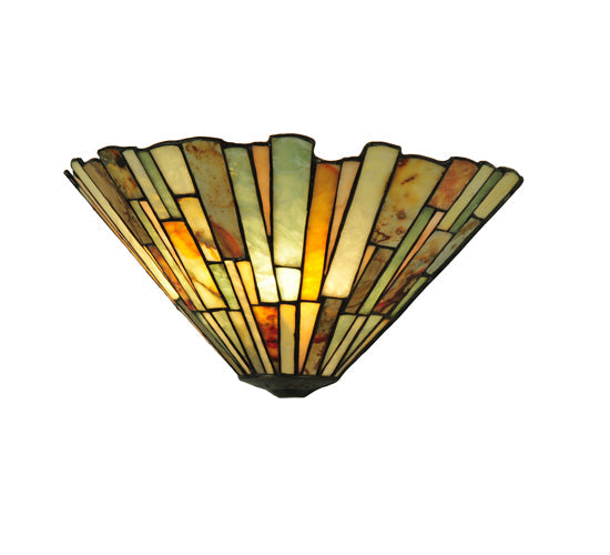 Meyda 13"W Delta Jadestone Wall Sconce '106732