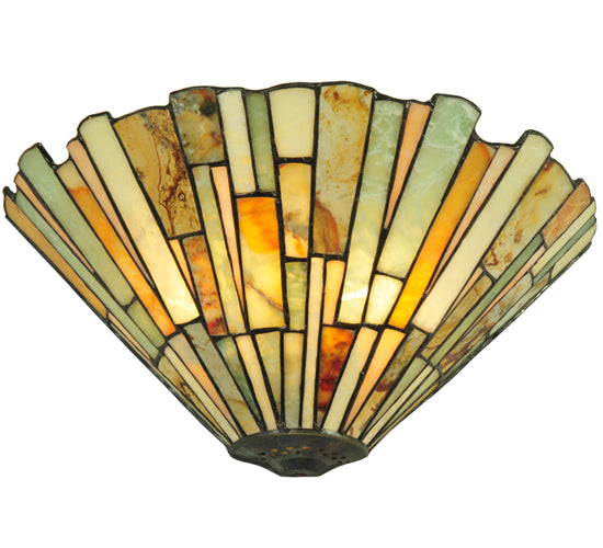 Meyda 13"W Delta Jadestone Wall Sconce '106732