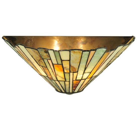 Meyda 13"W Delta Jadestone Wall Sconce '106732