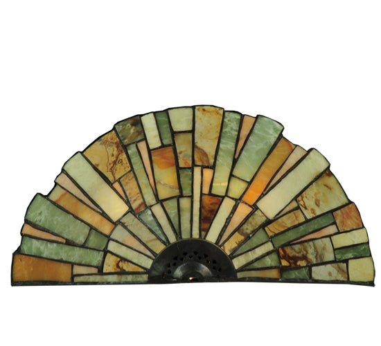 Meyda 13"W Delta Jadestone Wall Sconce '106732