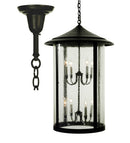 Meyda 24"W Fulton Clear Hanging Lantern Pendant '107282
