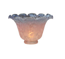 Meyda 6"W Fluted Bell Pink and Blue Shade '10731