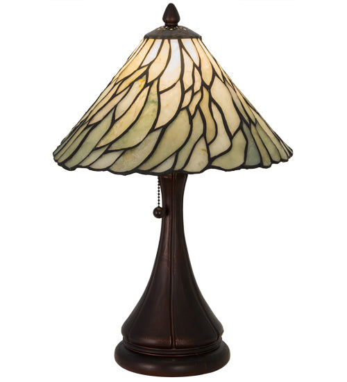 Meyda 18" High Willow Jadestone Table Lamp - 107365