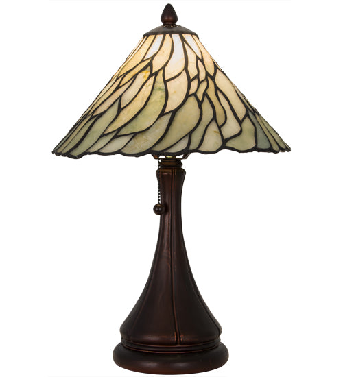 Meyda 18" High Willow Jadestone Table Lamp - 107365