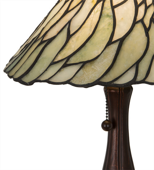 Meyda 18" High Willow Jadestone Table Lamp - 107365