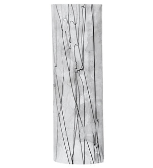 Meyda 5"W X 14"H Metro Fusion Branches Glass Cylinder Shade '110452