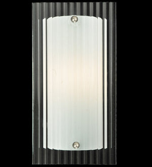 Meyda 6"W Metro Fluted Quadrato LED Wall Sconce 111932