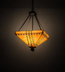 Meyda 17" Square Prairie Corn Inverted Pendant '112757