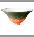 Meyda 10.5"W RED/GREEN PATE-DE-VERRE BELL SHADE '11275