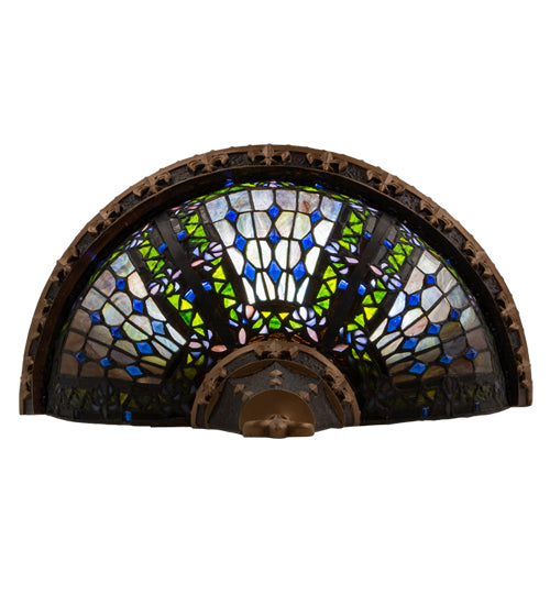 Meyda 18"w Fleur-de-lis Wall Sconce- 112979