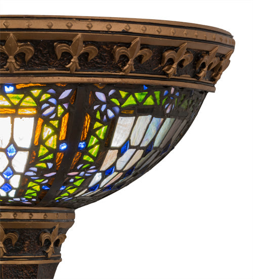 Meyda 18"w Fleur-de-lis Wall Sconce- 112979