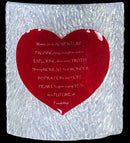 Meyda 7" Wide Personalized Heart Panel '114106