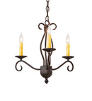 Meyda 18" Wide Sienna 3 LT Chandelier '115226